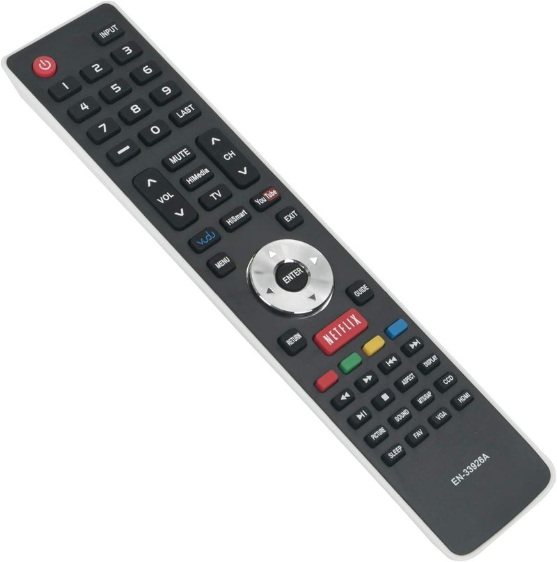 econtrolly New EN-33926A EN33926A Replace Remote Fit for Hisense TV 32K366W 40K366WB 32K20DW 32K20W 40H5 50K610GWN 55K610GWN XV5849 32H5B 40H5B 40K366WN 48H5 50H5B 50H5G 50H5GB EN33925A - Image 3